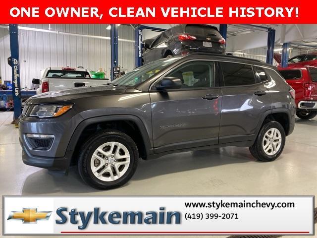 used 2021 Jeep Compass car, priced at $17,904
