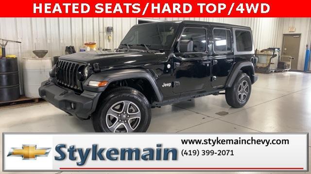 used 2020 Jeep Wrangler Unlimited car, priced at $28,312