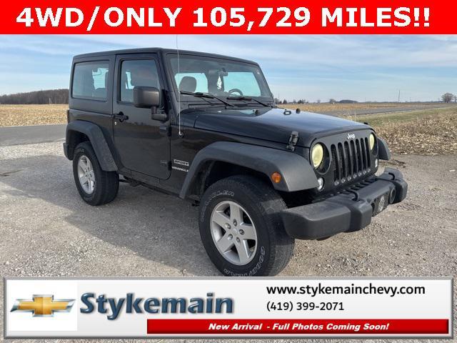 used 2017 Jeep Wrangler car, priced at $17,450