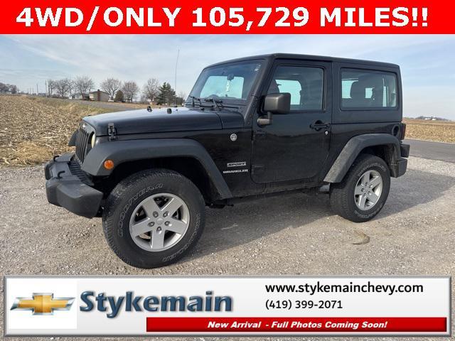 used 2017 Jeep Wrangler car, priced at $17,450