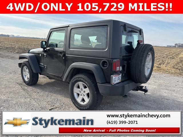 used 2017 Jeep Wrangler car, priced at $17,450