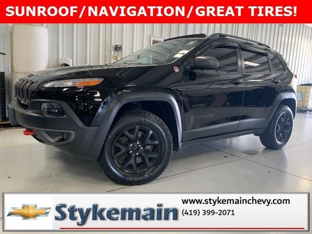 used 2018 Jeep Cherokee car, priced at $18,840