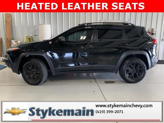 used 2018 Jeep Cherokee car, priced at $18,355