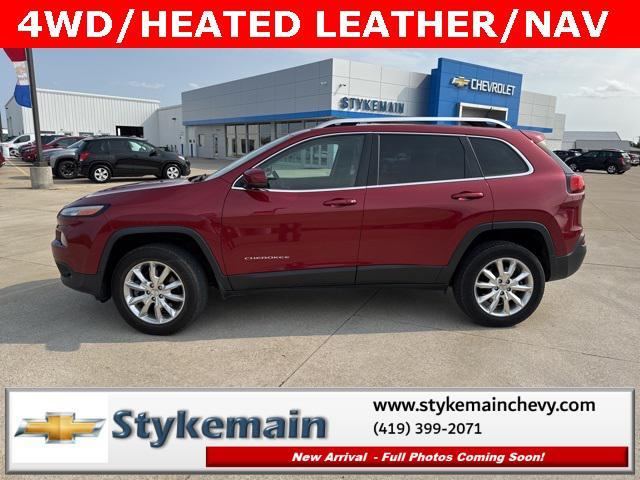 used 2015 Jeep Cherokee car, priced at $11,451