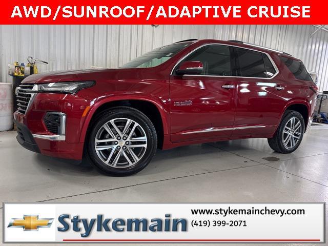 used 2022 Chevrolet Traverse car, priced at $36,740