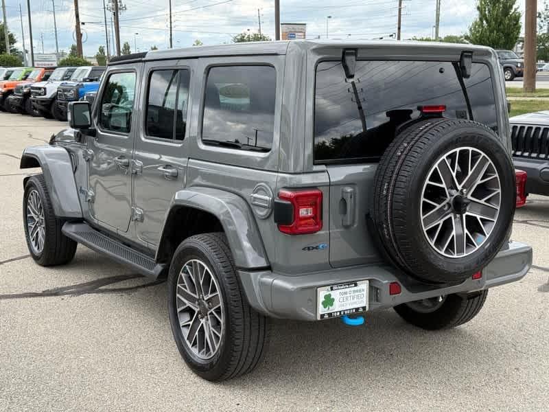used 2022 Jeep Wrangler Unlimited 4xe car, priced at $38,236
