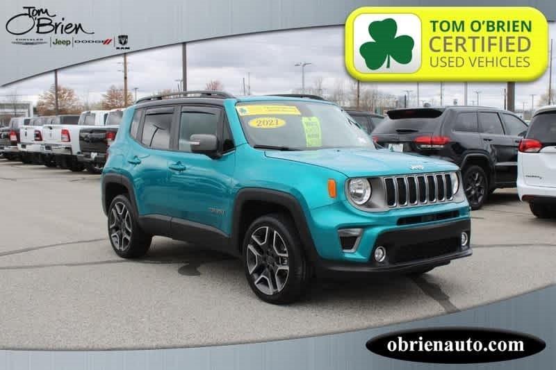 used 2021 Jeep Renegade car, priced at $25,654