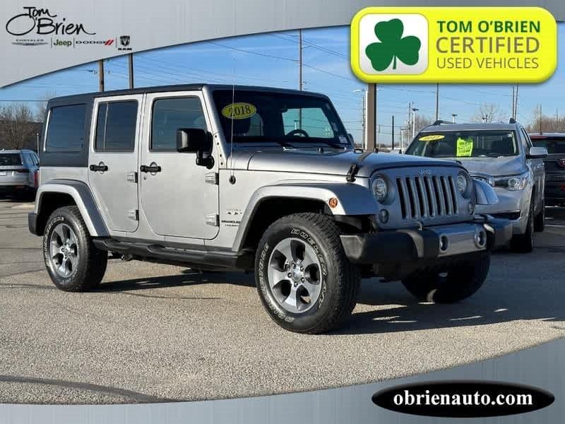 used 2018 Jeep Wrangler JK Unlimited car, priced at $27,444