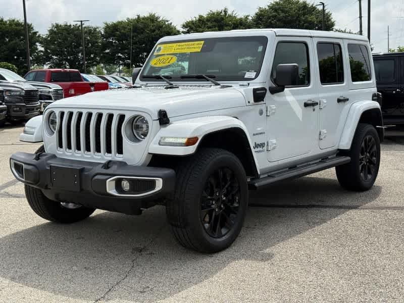 used 2021 Jeep Wrangler Unlimited 4xe car, priced at $34,578