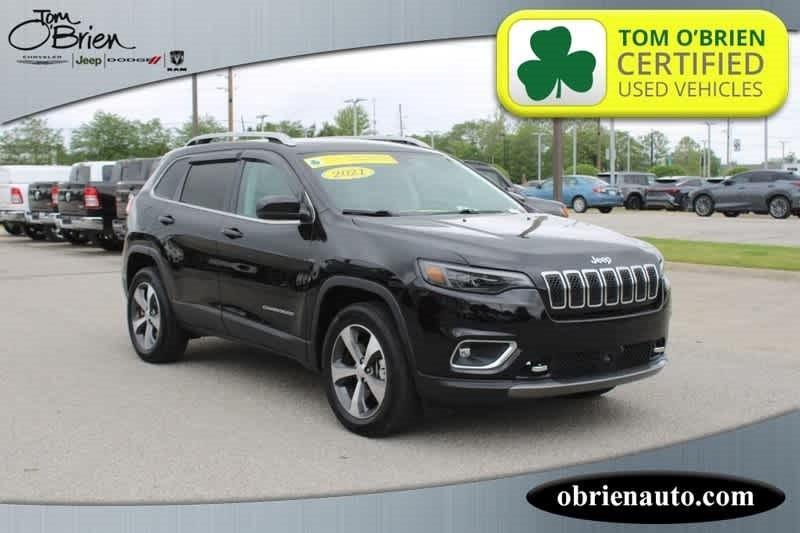 used 2021 Jeep Cherokee car, priced at $31,988