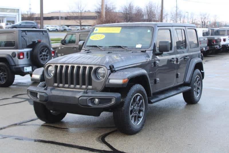 used 2021 Jeep Wrangler Unlimited car, priced at $34,755