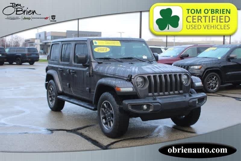 used 2021 Jeep Wrangler Unlimited car, priced at $34,755