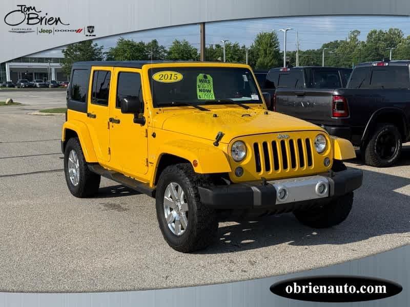used 2015 Jeep Wrangler Unlimited car, priced at $17,988