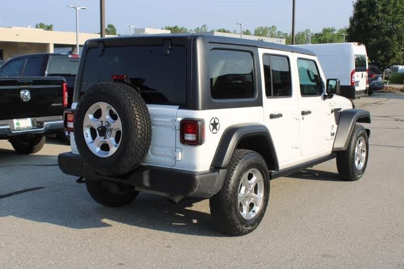 used 2021 Jeep Wrangler Unlimited car, priced at $32,555