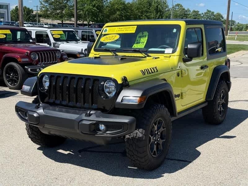 used 2022 Jeep Wrangler car, priced at $31,640