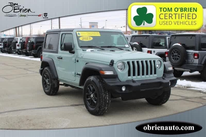 used 2023 Jeep Wrangler car, priced at $33,988