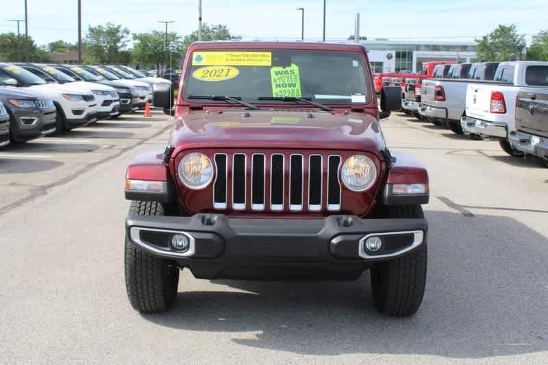 used 2021 Jeep Wrangler Unlimited car, priced at $35,477