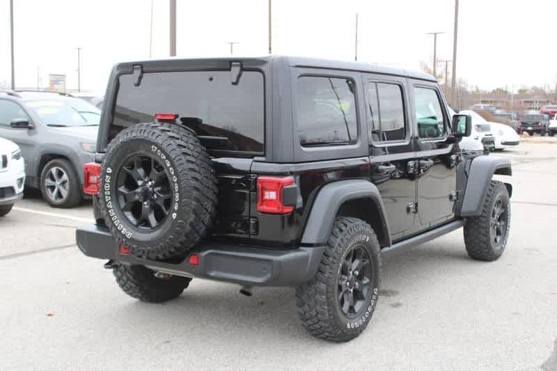 used 2021 Jeep Wrangler Unlimited car, priced at $33,988