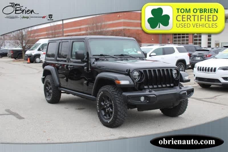 used 2021 Jeep Wrangler Unlimited car, priced at $33,988