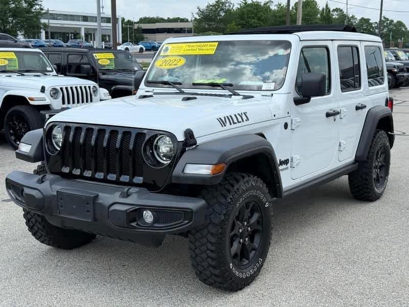 used 2022 Jeep Wrangler Unlimited car, priced at $34,648