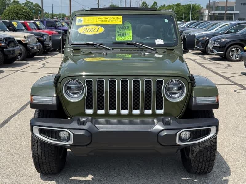 used 2021 Jeep Wrangler Unlimited car, priced at $36,988