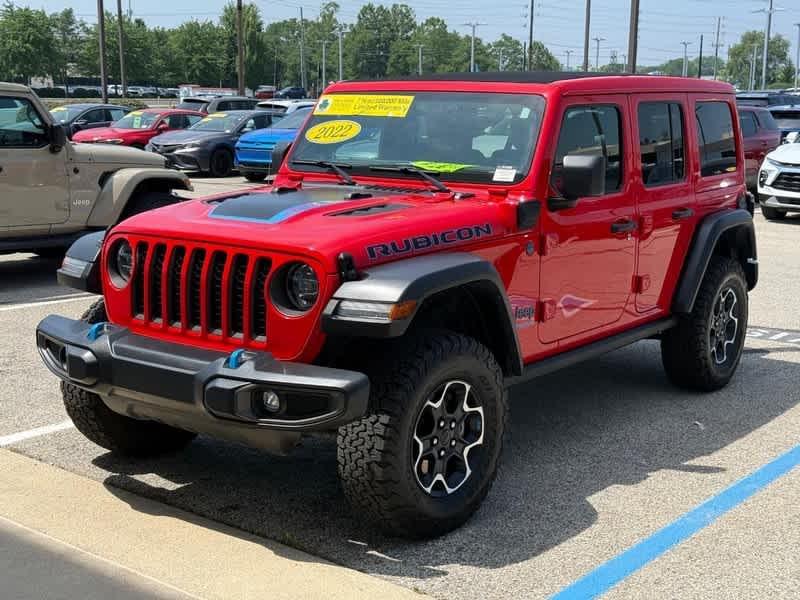 used 2022 Jeep Wrangler Unlimited 4xe car, priced at $38,988