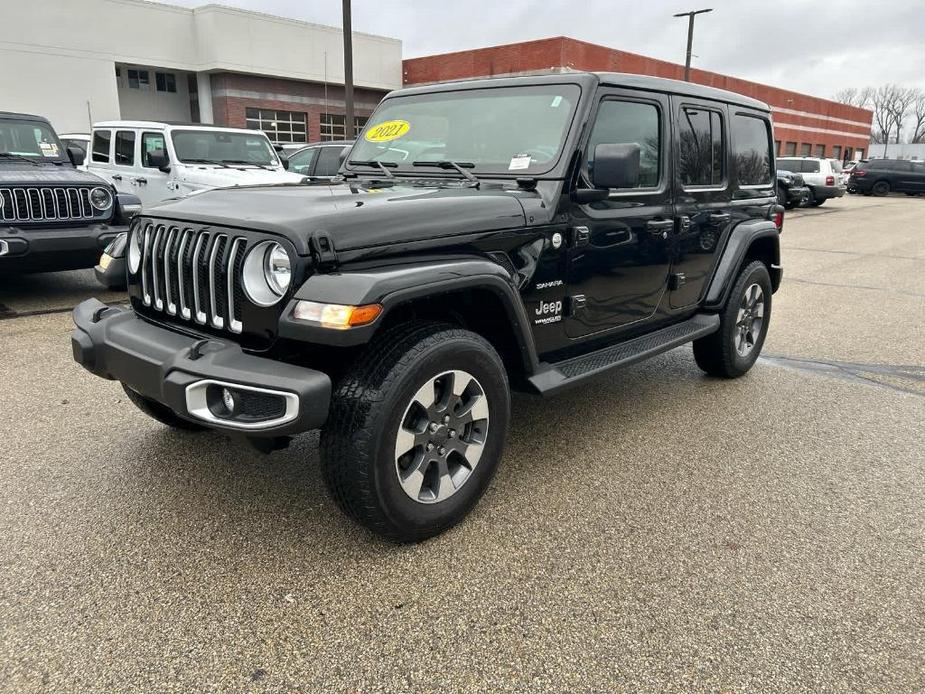 used 2021 Jeep Wrangler Unlimited car, priced at $36,988