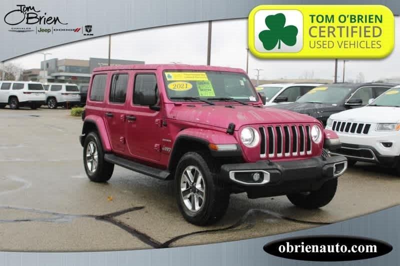 used 2021 Jeep Wrangler Unlimited car, priced at $35,877