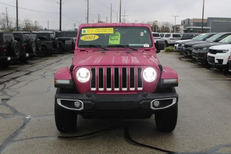 used 2021 Jeep Wrangler Unlimited car, priced at $35,877