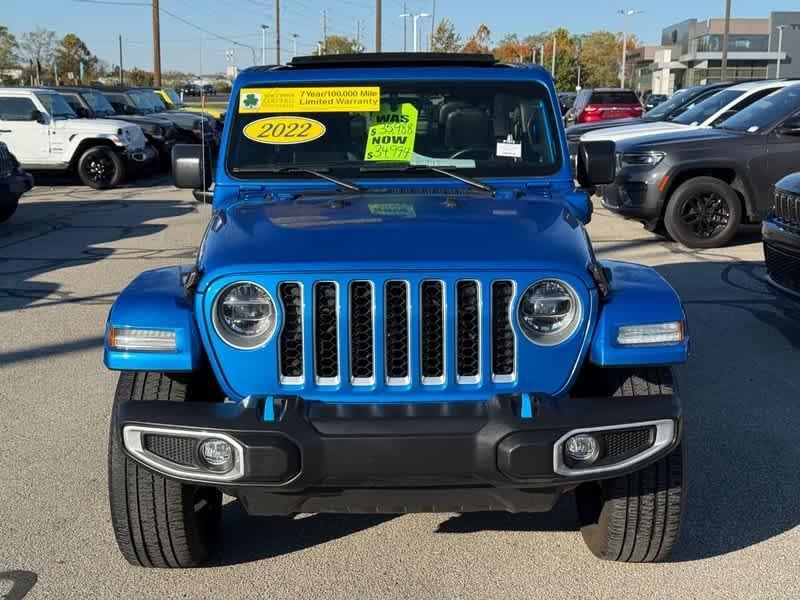 used 2022 Jeep Wrangler Unlimited 4xe car, priced at $34,700