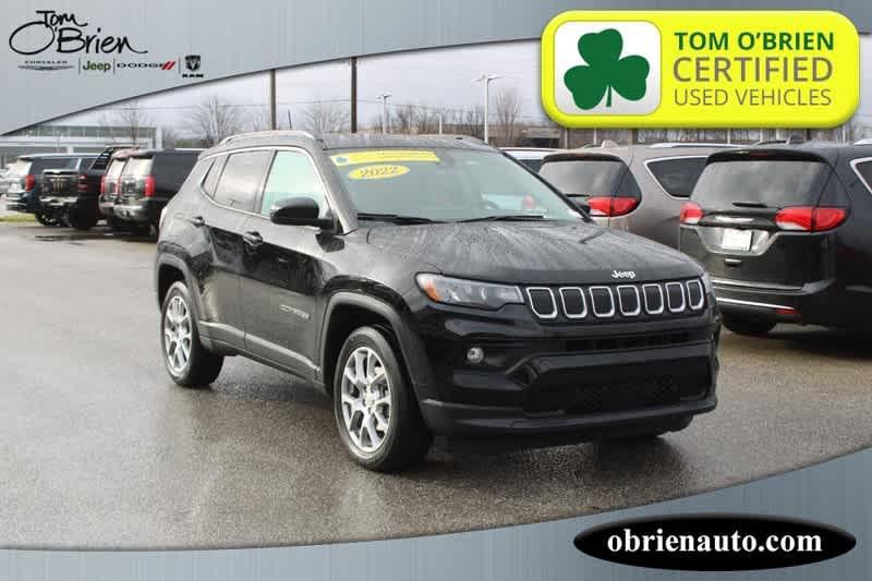 used 2022 Jeep Compass car, priced at $24,588