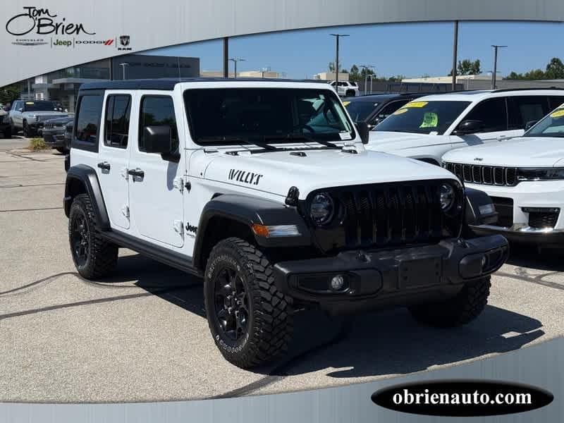 used 2021 Jeep Wrangler Unlimited car, priced at $33,892