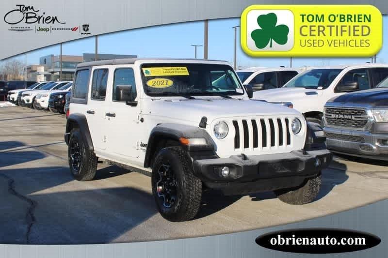 used 2021 Jeep Wrangler Unlimited car, priced at $30,988