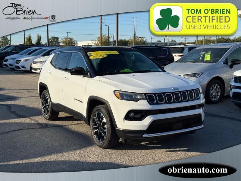 used 2022 Jeep Compass car, priced at $23,988