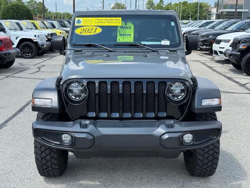 used 2021 Jeep Wrangler Unlimited car, priced at $32,998