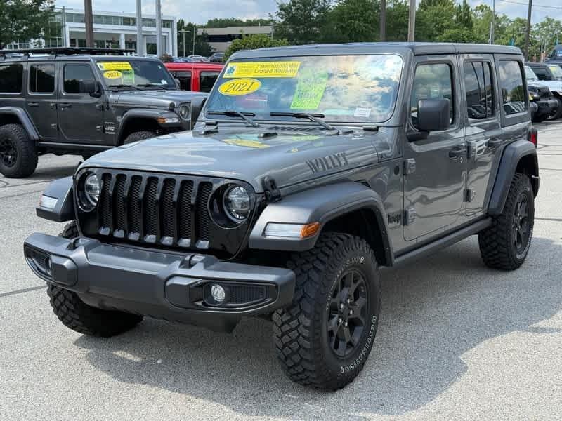 used 2021 Jeep Wrangler Unlimited car, priced at $32,998