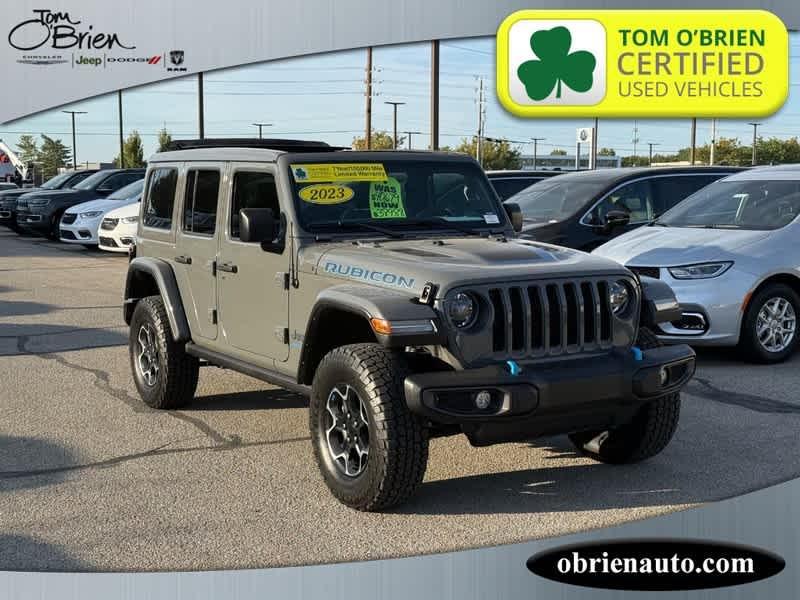 used 2023 Jeep Wrangler 4xe car, priced at $38,988
