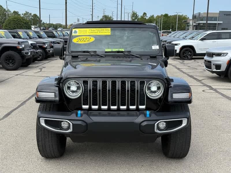 used 2022 Jeep Wrangler Unlimited 4xe car, priced at $34,595