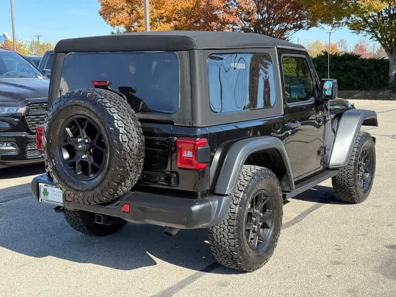 used 2021 Jeep Wrangler car, priced at $28,988
