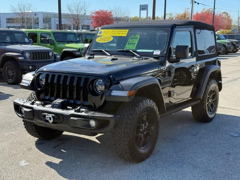 used 2021 Jeep Wrangler car, priced at $28,988