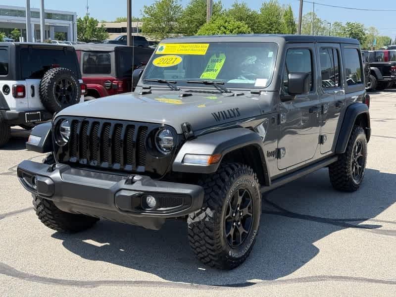 used 2021 Jeep Wrangler Unlimited car, priced at $36,495