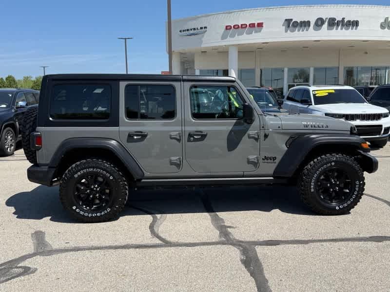 used 2021 Jeep Wrangler Unlimited car, priced at $36,495