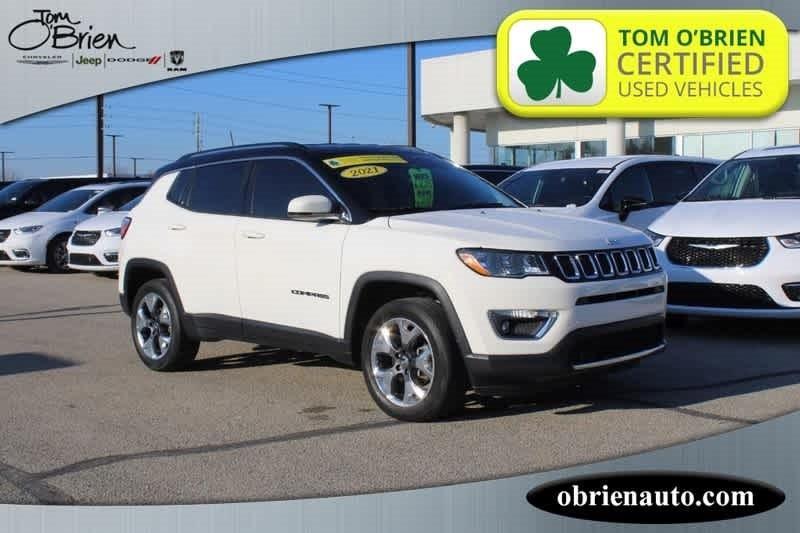 used 2021 Jeep Compass car, priced at $23,456