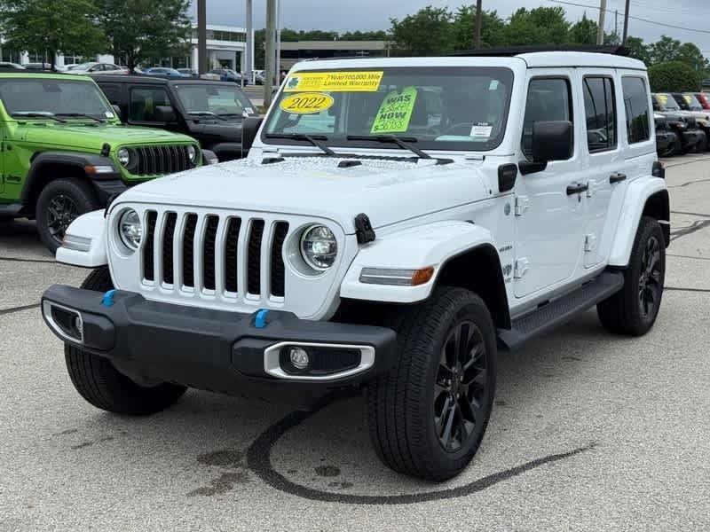 used 2022 Jeep Wrangler Unlimited 4xe car, priced at $35,909