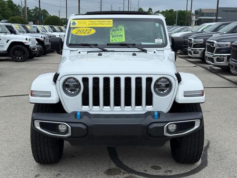 used 2022 Jeep Wrangler Unlimited 4xe car, priced at $35,909