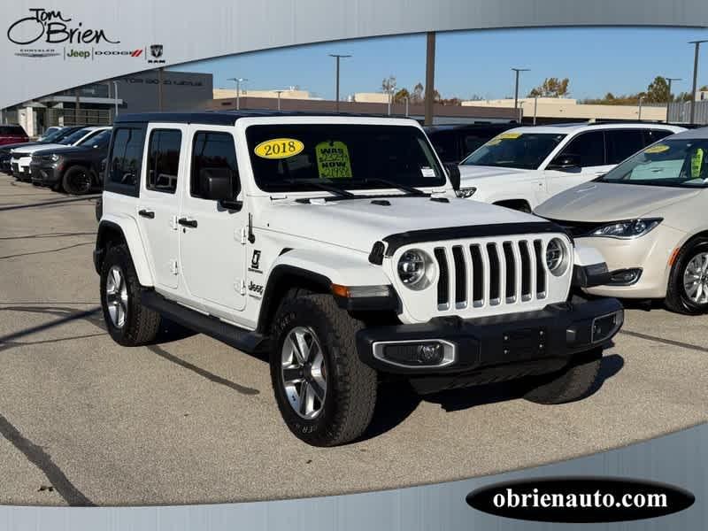 used 2018 Jeep Wrangler Unlimited car, priced at $21,988