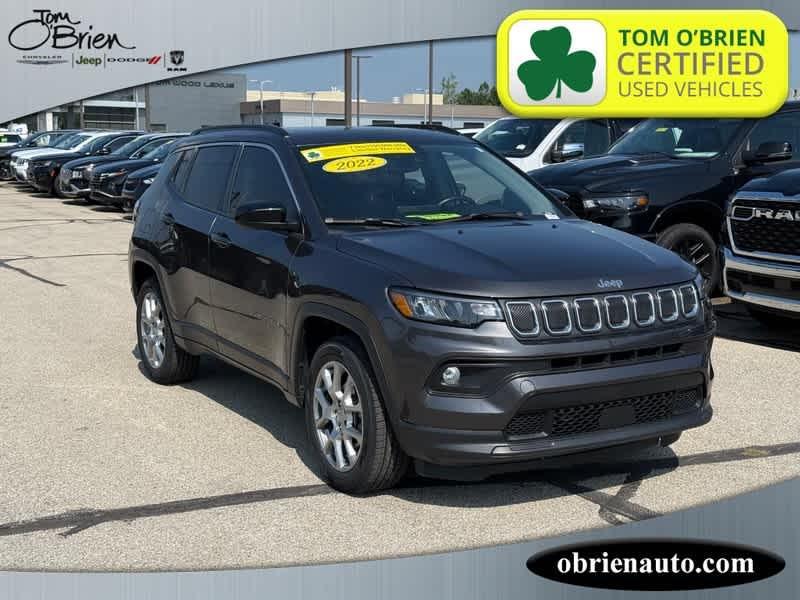 used 2022 Jeep Compass car, priced at $22,842