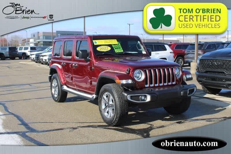 used 2022 Jeep Wrangler Unlimited car, priced at $33,744