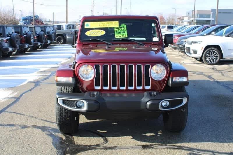 used 2022 Jeep Wrangler Unlimited car, priced at $33,744