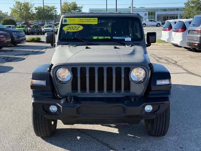 used 2022 Jeep Wrangler Unlimited car, priced at $34,988